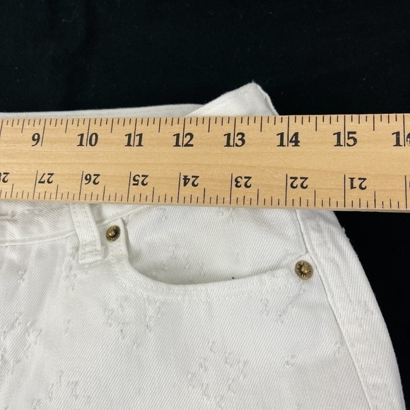 Abercrombie & Fitch Jeans Womens 28 White Denim - Picture 6 of 12